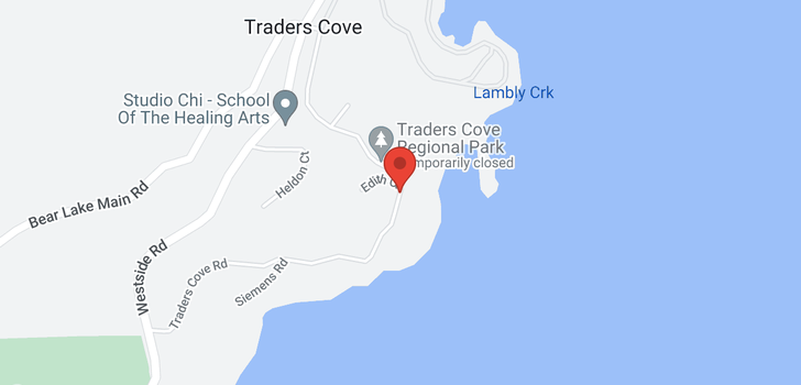map of Lot 8 Traders Cove Road
